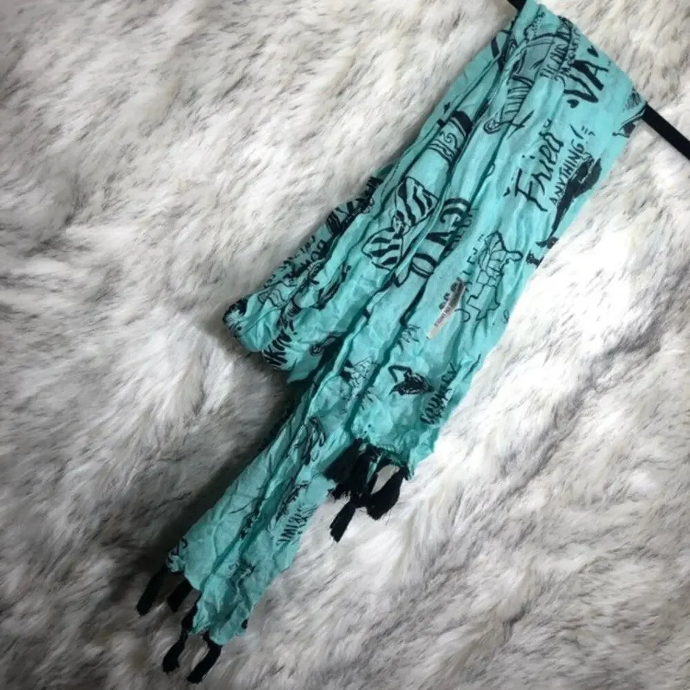 Primitives by Kathy Light Blue Southern & Country Themed Scarf